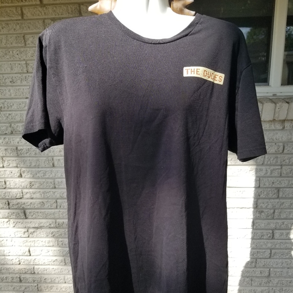 The Dudes Bacon & Cheeseburgers T shirt L - Picture 2 of 3